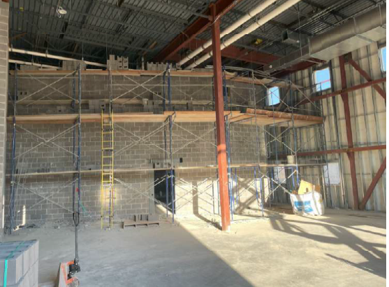Jail Cell Walls Going In