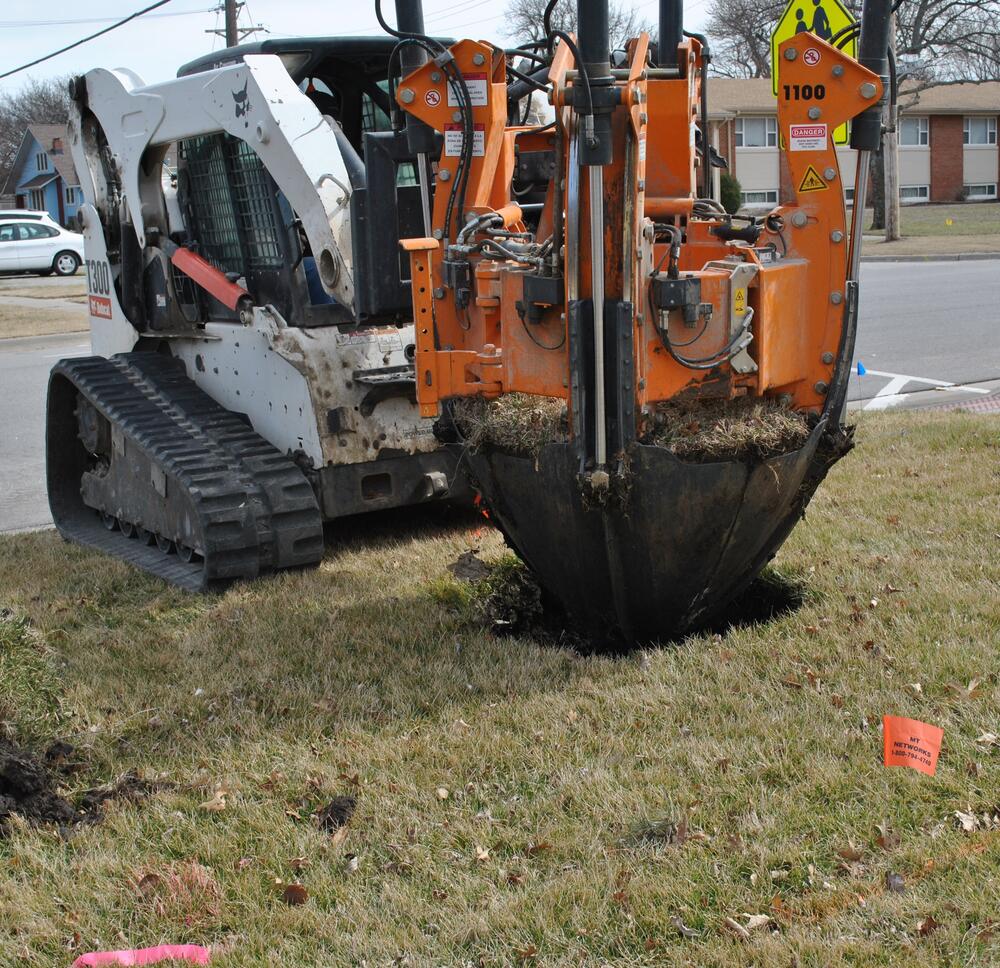 Heavy Equipment Working on New Parking Lot