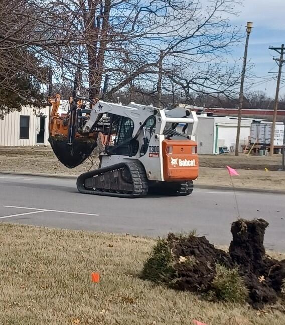 Heavy Equipment Working on New Parking Lot